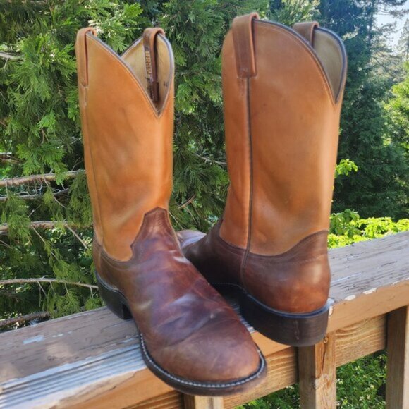 Hondo boots size 9D brown/camel tan leather - Picture 2 of 11